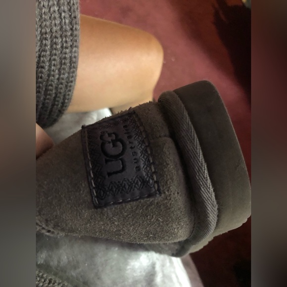 COPY - UGG Australia Cardy Classic Tall Grey Boots. Size 7 Women’s Suede - Picture 11 of 13